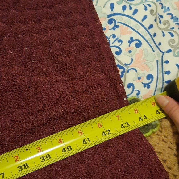 Elegant lace cardigan burgundy - Picture 7 of 7